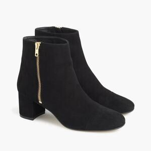 J. Crew Suede Side-Zip Boots size 7.5